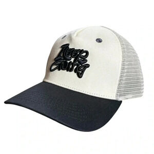 Beautiful Bastard Keep Going SnapBack Hat (w/ Raised Embroidered Type)